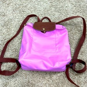 Longchamp le pliage backpack in pink